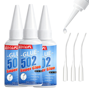 502 Universal Super Glue High Strength Bonding Strong Clear Instan Adhesive Quick Dry For Glass Ceramic Rubber Daily Fixing Tool