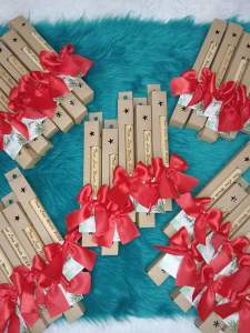 Personalized Bamboo Pen with Box and Free Customized Tag + Ribbon