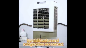 Wissen High Performance Air Cooler 90L Cooling Fan Power Saving Air Conditioner Evaporative Cooling System withThree-sided cooling curtains Remote Control air filtration steel universal wheels rapid cooling