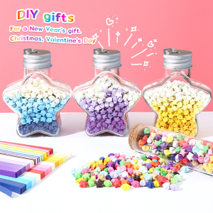 Onisa Star Shape Bottle Creative Gift Origami Cup DIY Handmade Birthday Gift 50ml 200ml 500ml