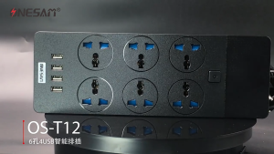 Black White 6 Way Gang 4USB Extension Power Socket International Universal 2M CABLE CORD British Standard Board Universal Hole 2m British Standard Wired Socket USB Power Strips UK 3pin PLUG Multiplug Socket Travel Wall with Usb with Switch Smart 插排插线板排插座