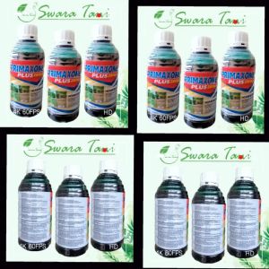 Diproduksi oleh : CBA Bentuk : larutan warna hijau tua (bersifat kontak) Keunggulan * Sangat ampuh untuk membasmi segala jenis rumput * Bekerja dengan sangat cepat membunuh rumput (48 jam rumput pasti kering) * Dapat diaplikasikan dalam segala cuaca baik