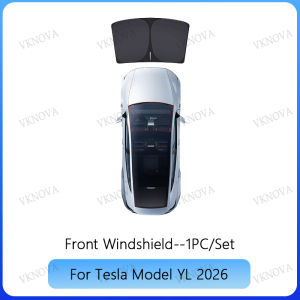 Car Sun Shade for Tesla Model YL 3 Y 2026 2024 2025 Windshield Sunshade Cover Protector Front Side Window Privacy Blind Shading