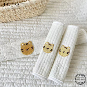 Protective Shoulder Cover Cartoon Saliva Towel before Handrest Guard Carriage Stroller Anti-Bite Soft Fabric Infant Supplies