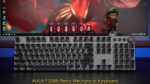 AULA F2088 คีย์บอร์ดมาโคร Mechanical Gaming Keyboard 109 Keys รับประกันศูนย์ไทย 2 ปี