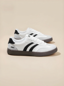 Semir | Versatile White Breathable Mens Casual Sneakers