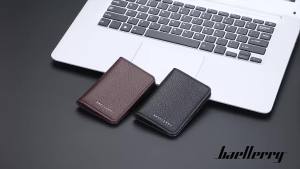 Ví Da Mềm Baellerry Slim Compact Cao Cấp Dành Cho Nam Đựng Thẻ Tín Dụng Thẻ Căn Cước Danh Thiếp Có Nhiều Ngăn.