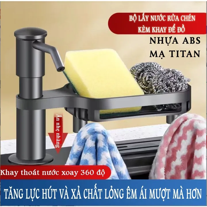 [Mẫu mới 2025]Vòi bơm hút nước rửa chén,Lõi nén công nghệ mới giúp việc ...