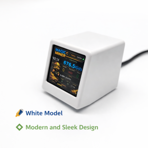 Smart Crypto Mining Display Mini Bitcoin Miner Monitor Plug & Play WiFi Real-Time Hashrate USB Powered