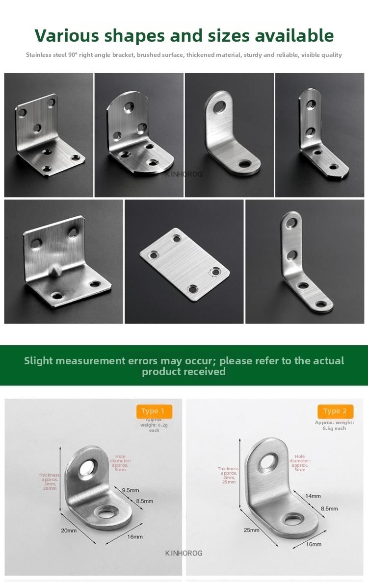 ciiemen | Furniture Hardware Cabinet Door Corner Brace Shelf Support ...