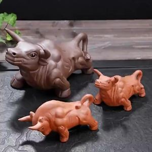 TILAIEN | Trang Trí Động Vật Trà Sáng Tạo Zisha Hình Bò