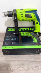 ZENTOR Deli 680W Corded Electric Drill with Variable Speed and Hammer Function 13MM Impact/Flat Drill