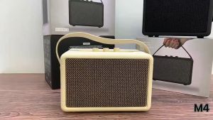 (รับประกัน  ปรับเบสได้) 55W ลำโพงบลูทูธ รุ่น M4 เสียงนุ่ม เบสแน่น ดีไซส์สวย ปรับเสียงเบส/แหลม Portable Bluetooth speaker wireless