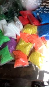 Hạt Xốp Màu Bịch 10gram - 30gram - 50gram Như Hình Mix Sẵn Màu hoặc Tự Chọn Màu