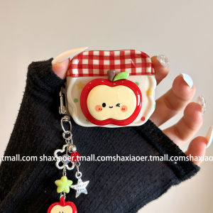 Cute Girl Heart Protective Case for Apple Airpods pro 3 Generation 2 Silicone Hard Shell Pattern Design Pink Fresh Style