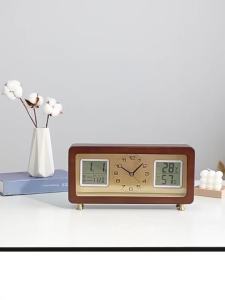 Hense | Retro Luxe Chinese Style Perpetual Calendar Clock