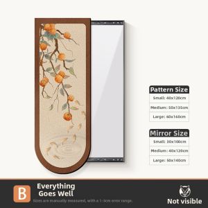 HAOJIUBUJIAN | Retractable And Concealed Full-length Dressing Mirror Antique Style
