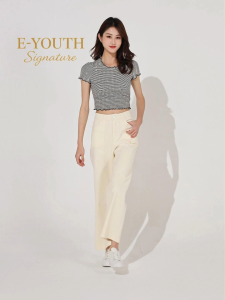 E-YOUTH Signature Ankle-Length Wide Pant-EYS1007