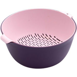 Double Layer Plastic Kitchen Sink Drain Basket Large Size Living Room Fruit Tray 2024 New Home Use Vegetable Basket