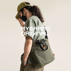 MYBRAND Original 13 Inch Laptop Commuter Handheld Tote Bag with Rod Insertion Feature Casual Crossbody Bag for Youth