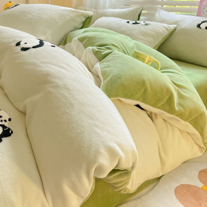 Kiss Dear | Warm Flannel Bedding Set 4 Piece