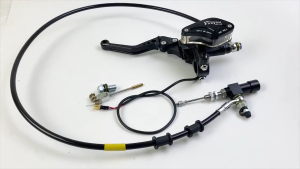 7/8 in Motorcycle Hydraulic Brake Clutch Kit Lever Master Cylinder Pump Oil Hose For Racing Yamaha Kawasaki Honda Suzuki Motos