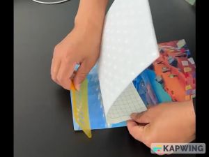 ✅ 🇸🇬 | A4 Cold Laminate Pouch BellyWorth Just Peel & Stick Sheet Transparent for Sticker Labels | Photos | Paper | DIY