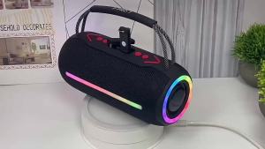 Loa Bluetooth Di Động 20W Với Âm Trầm Ấn Tượng Hiệu Ứng Ánh Sáng Đẹp Mắt Loa Siêu Trầm Không Dây Chống Nước Loa Thùng Cho Âm Thanh Nổi Karaoke Tại Nhà