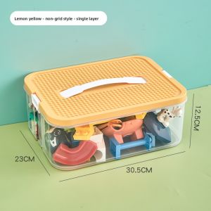 Transparent Pull-Out Storage Box Toy Tool Block Mini Drawer Divided Multi-layer Parts Box Childrens Organizer Simplistic Design