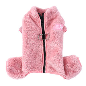 Winter Dog Clothes For Small Medium Dogs Warm Fleece Pet Jumpsuit Pajamas Yorkie Pug Nightshirt Onesie Boy Girls Puppy Overalls