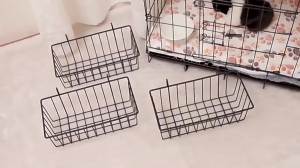 1Pcs Rabbit Hay Feeder Heavy Duty Metal Rabbit Hay Rack with Hooks Cage Hanging Hay Holder for Rabbits Chinchilla Bunny Guinea