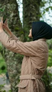 [free Souvenir] Hijacket Ixora | Jaket Anti Air dan Angin | Jaket Muslimah Panjang Kekinian | Muncak Gunung | OOTD Hijabers