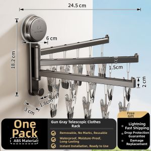 MOSHANG | Socks and Underwear Drying Rack Multiple Clips
