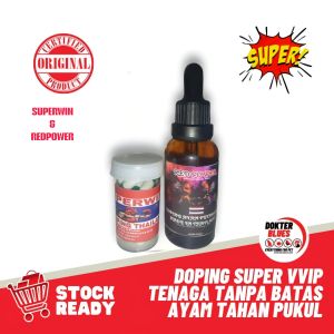 Doping Ayam Laga Paket RED power+capsul Superwin import thailand