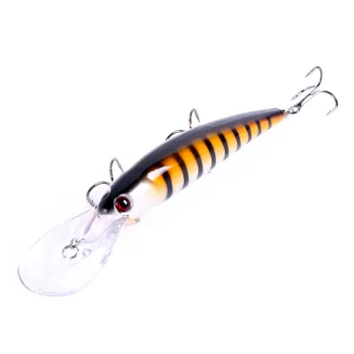 1pc 16.5cm 21g 6# Hook Deep Diving Large Minnow Wobbler Lure Artificial Hard Bait Crankbait Bass Pike Walleye Perch Fishing Gear