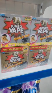 Combo 10 Hộp Nhang Muỗi Ít Khói Jumbo Vape K5/S2 Cao Cấp Fumakilla – Nhang Khoanh Diệt Muỗi Bảo Vệ Gia Đình