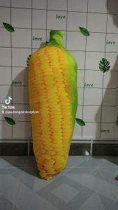 GỐI NẰM NGỦ HÌNH TRÁI BẮP GẤU BÔNG QUẢ NGÔ TRÁI BẮP SIZE LỚN CAO CẤP CHO BÉ ẢNH THẬT TỰ CHỤP