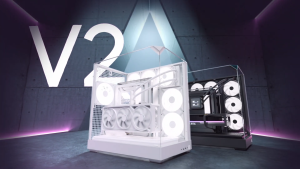APNX V2 BLACK/WHITE ATX GAMING PC CASE
