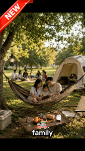 Classic Hammock Duyan 7FT with Mosquito Net | Heavy Duty Camping Duyan | Portable Outdoor Hammock | FREE 10FT Rope