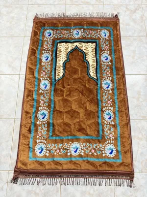 ผ้าปูละหมาด พรมปูละหมาดหนานุ่ม พรมละหมาด พรมปูละหมาด ผ้าละหมาด prayer rug prayer mat sejadah tebal