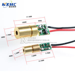 Small Size 4mm/6mm Point Red Light Module Fine Micro Positioning Laser 650Nm Laser Head 5MW