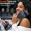 Invisible Stand Magnetic Phone Case For iPhone 17 16 15 14 13 12 Pro Max For MagSafe Translucent Hard Back Cover with Stand For iPhone 17 Air 16e 15 14 Plus Matte Non-slip Military Shockproof Protection Casing. 