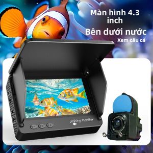 Camera Nội Soi 43 Inch HD 1080P Chống Nước Dưới Nước Tầm Nhìn Ban Đêm Công Cụ Tìm Cá 15m/30m Kiểm Tra Borescope Để Kiểm Tra Bể Bơi