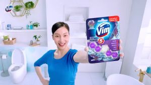 Viên Tẩy Bồn Cầu Vim Power 5 Sạch Khuẩn Thơm Mát (55g/Viên/Vĩ)