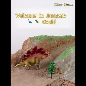 Dinosaur Toys Jurassic World T Rex Realistic Dinosaur Figure Model Toys Set for Kids Mainan Dinosaur Budak Lelaki 恐龙玩具