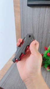 มีดทำครัว พับได้ มีดพับแบบพกพา Bakufu knife รุ่น EDC-RD/YL มีดสวย