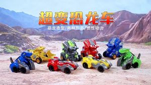 Ô tô Khủng Long chạy đà biến hình khi gặp vật cản đồ chơi khủng long dành cho bé - Đồ chơi MiniKids