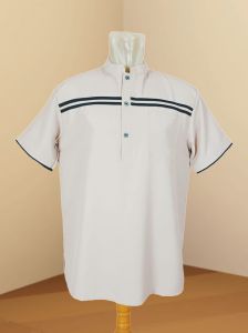 Baju Koko Atasan Pria  Dewasa Busana Muslim Laki Laki Lengan Panjang Pendek Modern Lebaran Premium