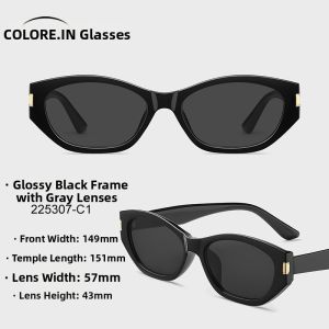 Colore.in | Cat Eye Polarized UV Protection Womens Sunglasses For Round/Square Face