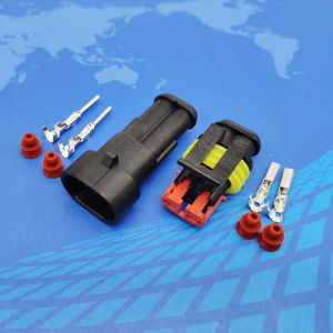 Car Waterproof Connector Joint Amp Plug-in Socket Male and Female Wiring Terminal Wire Harness Butt Joint